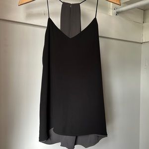FREE W/ PURCHASE! Convertible, strap cami, black/gray